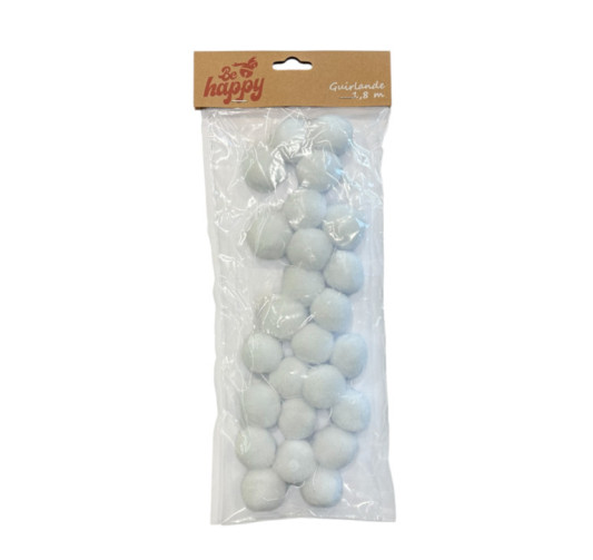 GUIRLANDE DE BOULES DE NEIGE