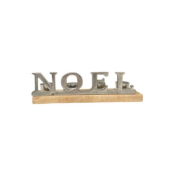 PHOTOPHORE NOEL EN BOIS