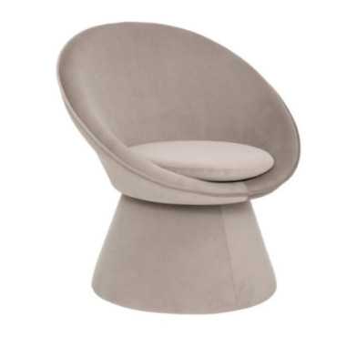 FAUTEUIL OEUF PLOPI EN VELOURS