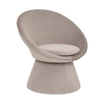 FAUTEUIL OEUF PLOPI EN VELOURS