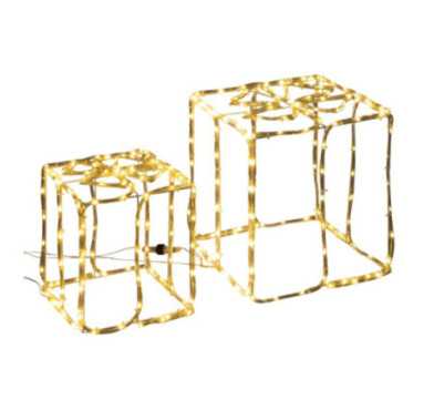 SET DE 2 CADEAUX LUMINEUX LED