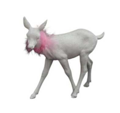 BICHE DEBOUT BLANCHE