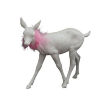 BICHE DEBOUT BLANCHE