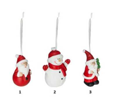 SUJET EN CERAMIQUE ROUGE ET