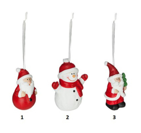 SUJET EN CERAMIQUE ROUGE ET