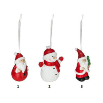 SUJET EN CERAMIQUE ROUGE ET