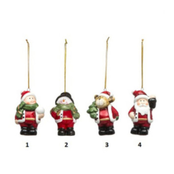 SUJET DE NOEL EN CERAMIQUE