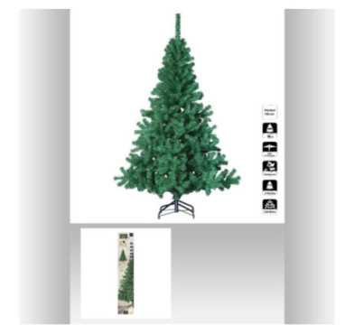 SAPIN LUXE VERT 150CM 320 TIP