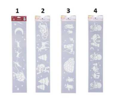 POCHOIR NOEL BANDEROLE 60X12CM