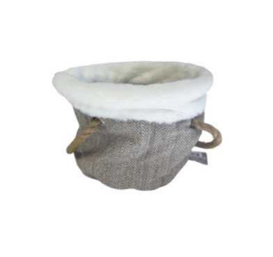 CONTENANT ROND EN FOURRURE