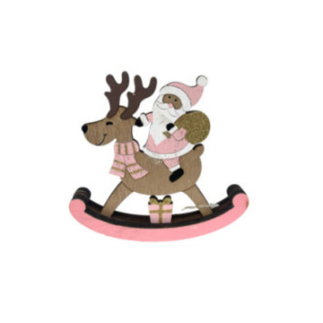 PERE NOEL SUR RENNE A BASCULE