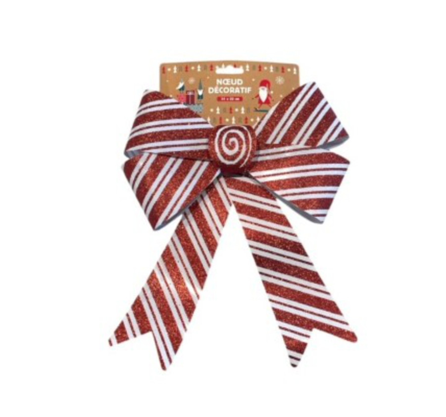 NOEUD ROUGE ET BLANC