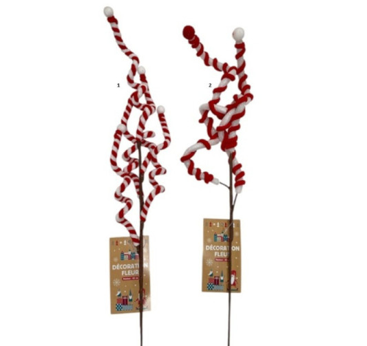 DECO TIGE DE NOEL 62CM