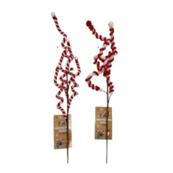 DECO TIGE DE NOEL 62CM