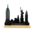 DECORATION CITY BOIS ET METAL