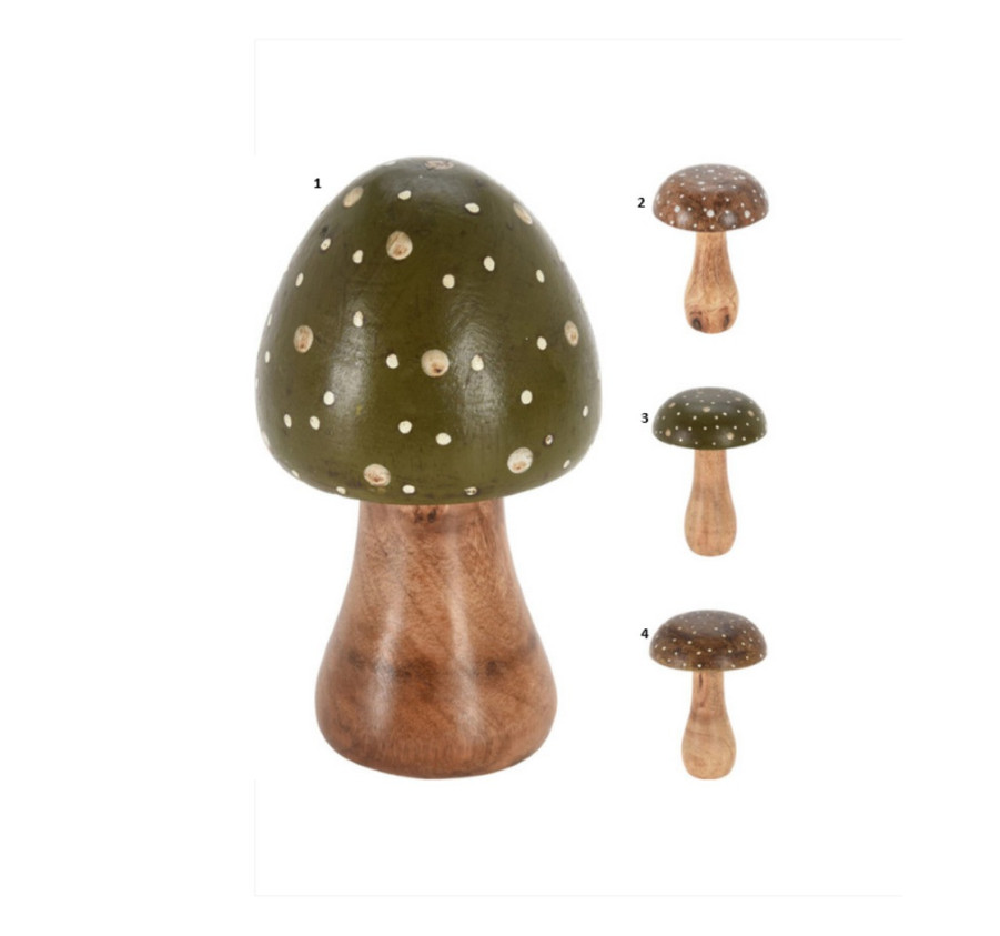 CHAMPIGNON EN BOIS A POSER