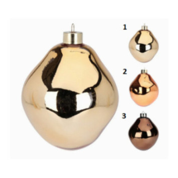 BOULE DE NOEL EN VERRE OR