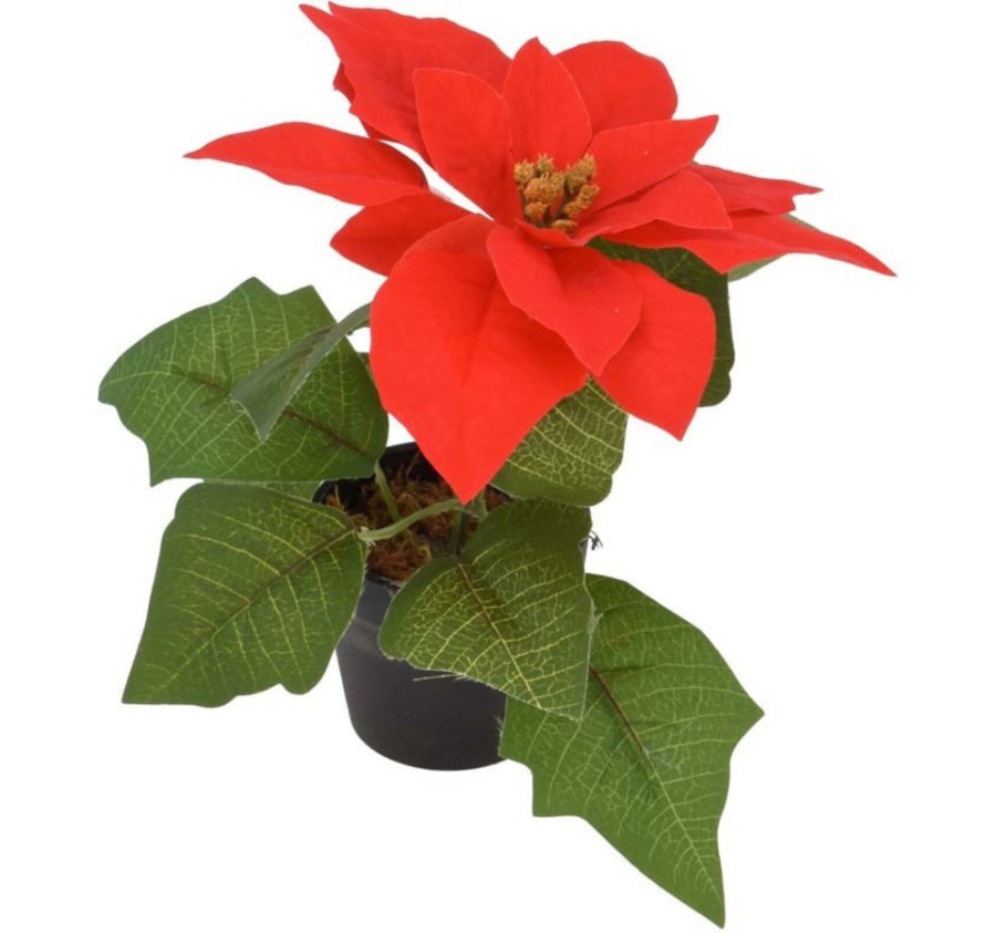 POINSETTIA ROUGE ARTIFICIEL