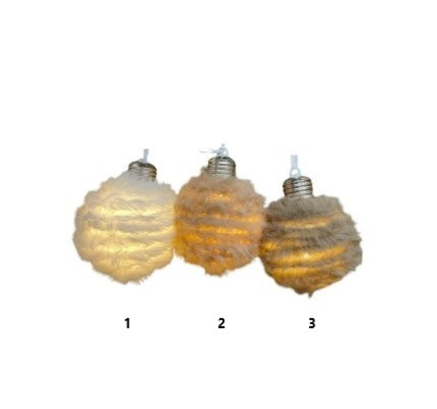 BOULE DE NOEL AMPOULE LED