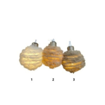 BOULE DE NOEL AMPOULE LED
