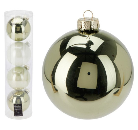 BOITE DE 4 BOULES DE NOEL