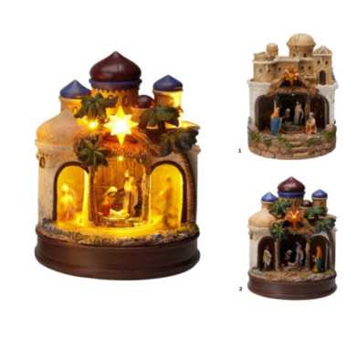 VILLAGE CRECHE LED ANIMEE