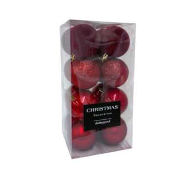 BOITE DE 16 BOULES DE NOEL