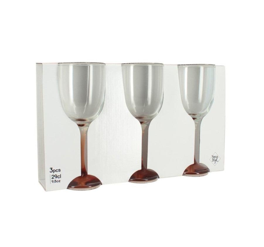 VERRE A EAU X3PCS 29CL