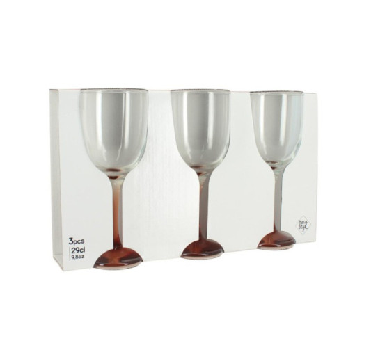 VERRE A EAU X3PCS 29CL
