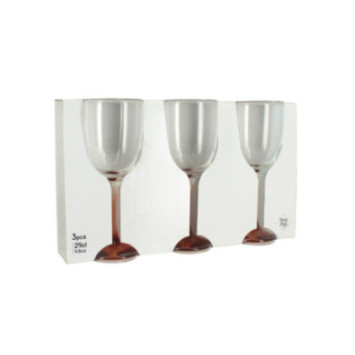 VERRE A EAU X3PCS 29CL