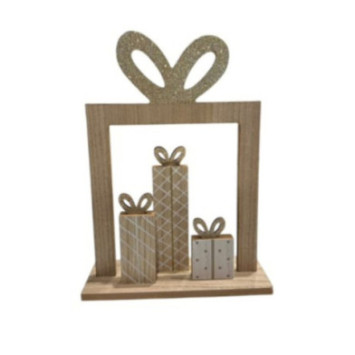 DECORATION EN BOIS A POSER