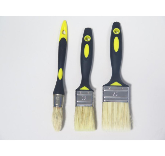 SET DE 3 PINCEAUX A PEINTURE
