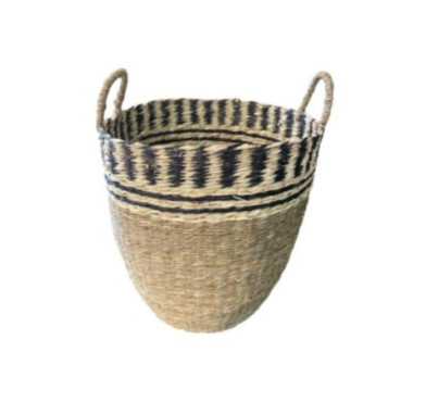 PANIER ROND EN FIBRE VEGETALE