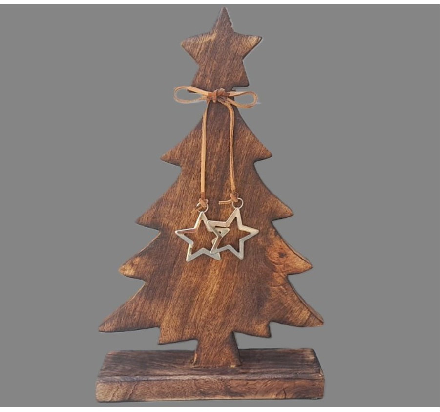 SAPIN DE NOEL EN BOIS H.40CM