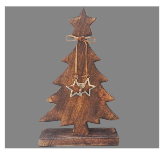 SAPIN DE NOEL EN BOIS H.40CM