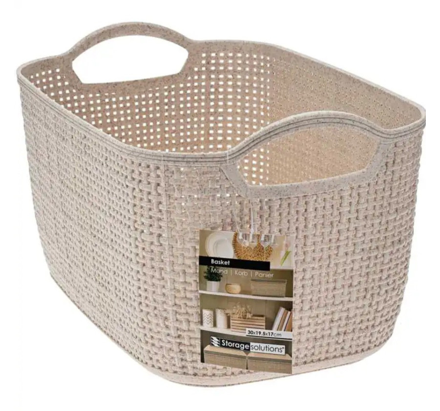 PANIER EN PLASTIQUE AVEC ANSES