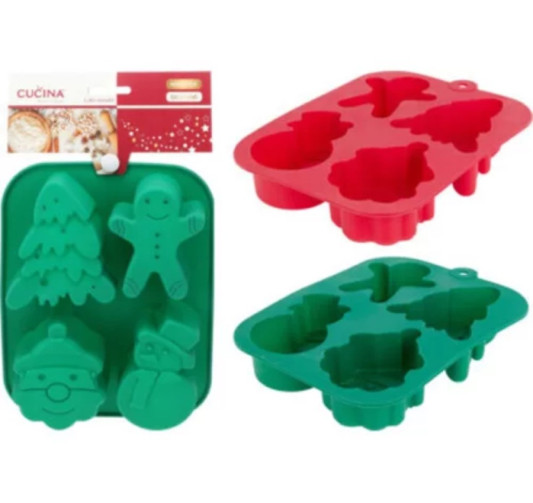 MOULE A GATEAUX DE NOEL ROUGE