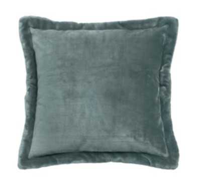 COUSSIN EN FLANELLE BLEU