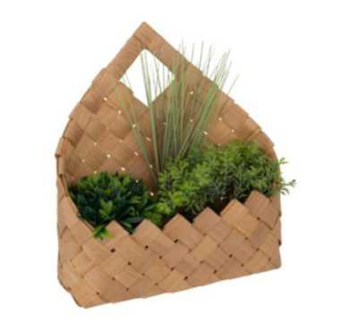 JARDINIERE EN BAMBOU H.28CM