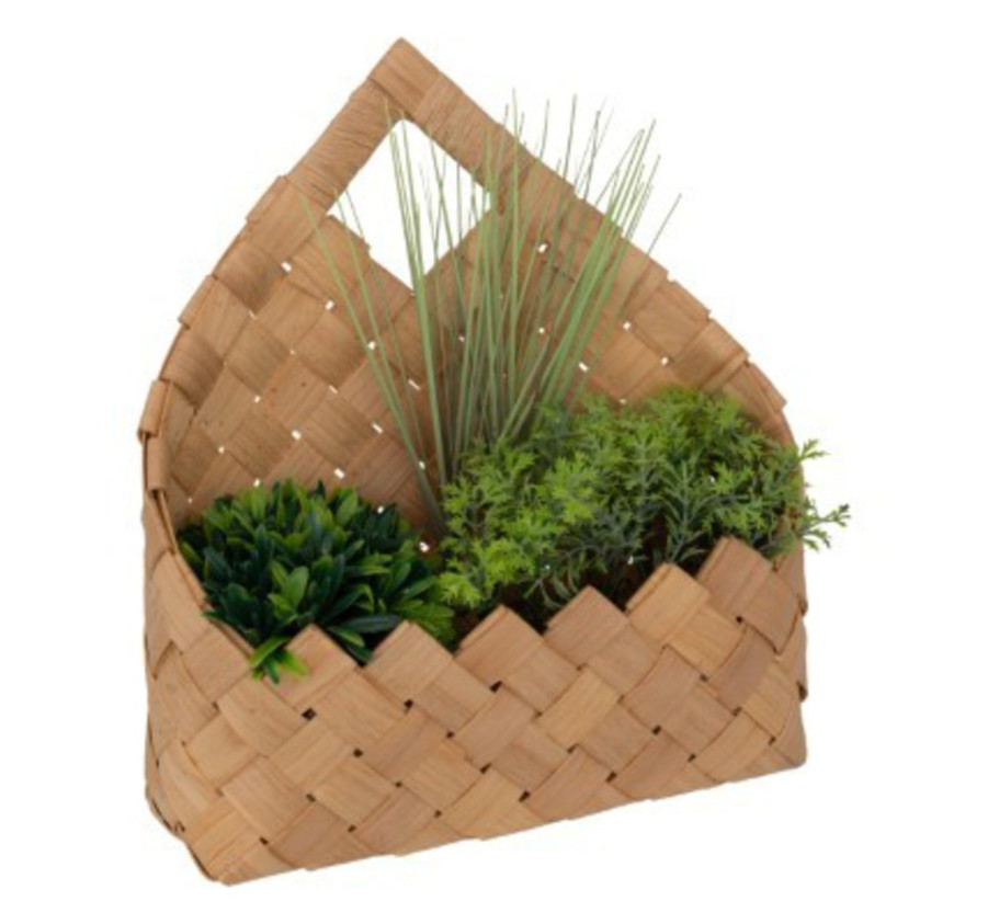 JARDINIERE EN BAMBOU H.28CM