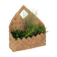 JARDINIERE EN BAMBOU H.28CM