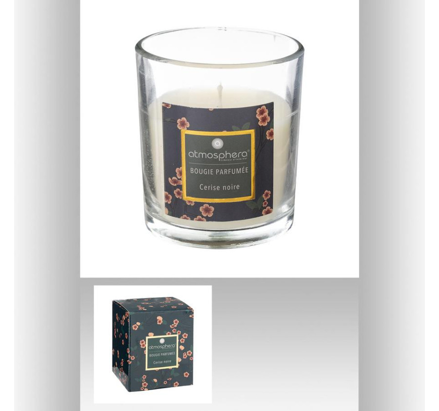 BOUGIE PARFUMEE CERISE NOIRE