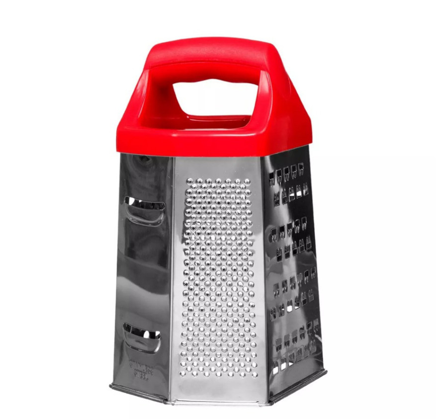 RAPE 6 FACES EN INOX 20CM