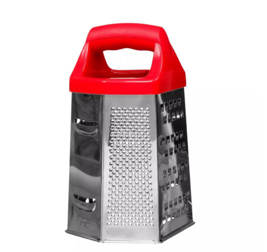 RAPE 6 FACES EN INOX 20CM