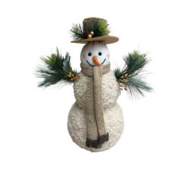 BONHOMME DE NEIGE AVEC ECHARPE
