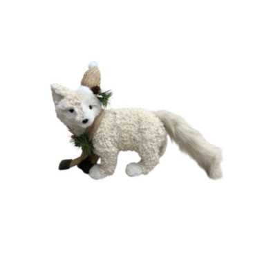 RENARD AVEC CHAPEAU ET ECHARPE