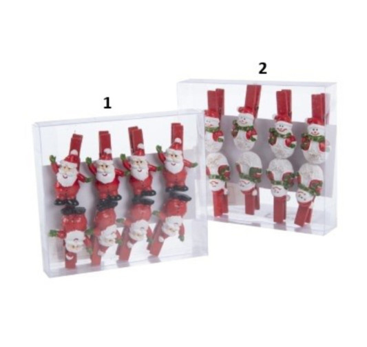 PINCES EN BOIS X8 PIECES