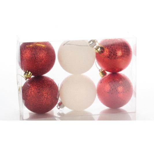 COFFRET 6 BOULES DE NOEL