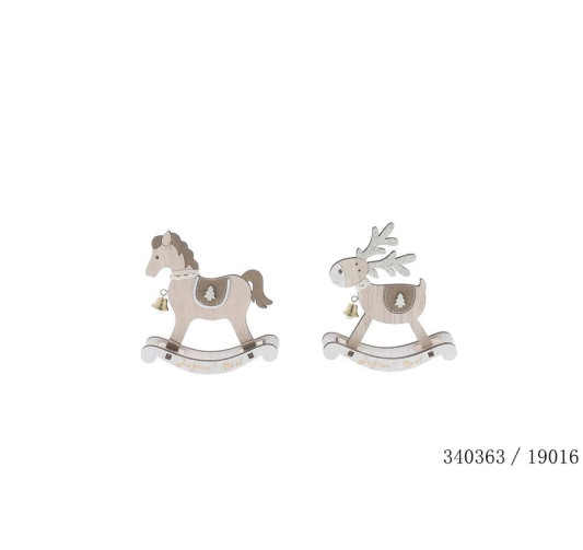 SUJET EN BOIS A BASCULE