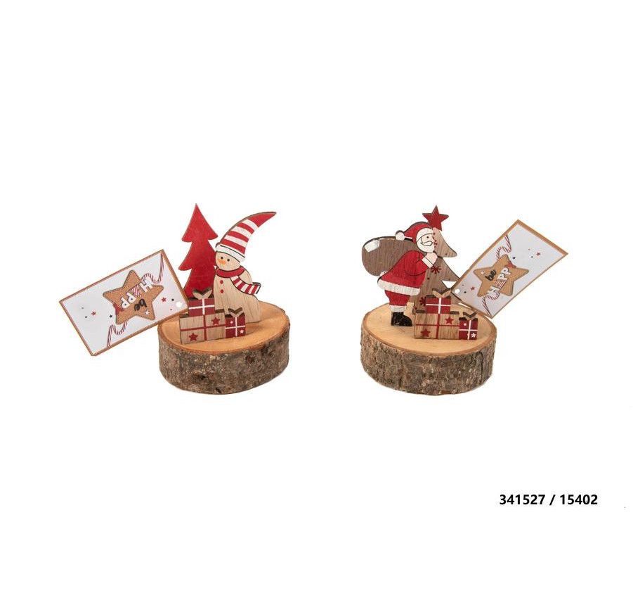 SUJET EN BOIS SUR TRONC